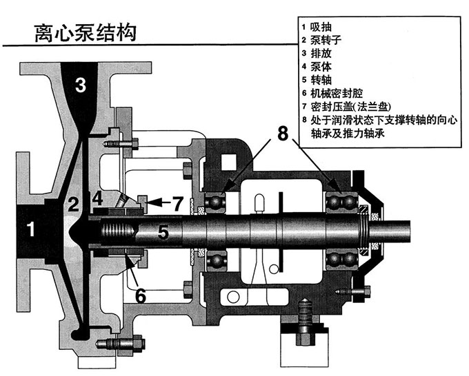 離心泵結構圖